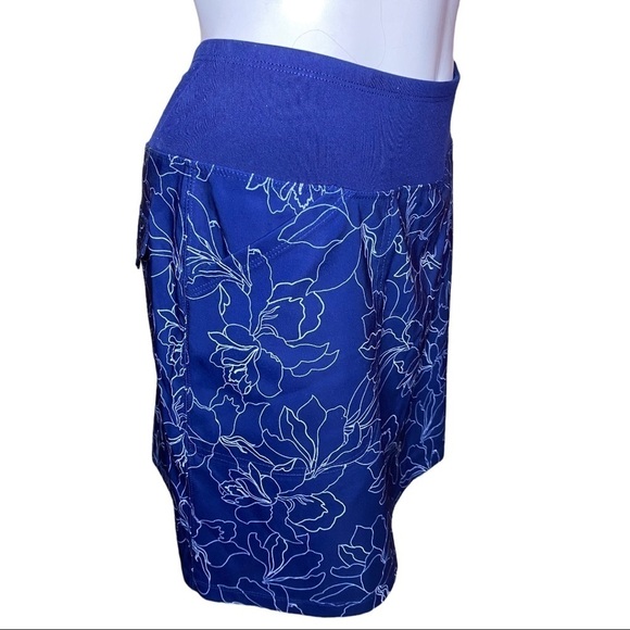 Cypress Club Size M Navy Blue White Print Golf Skort Skirt - Picture 2 of 8